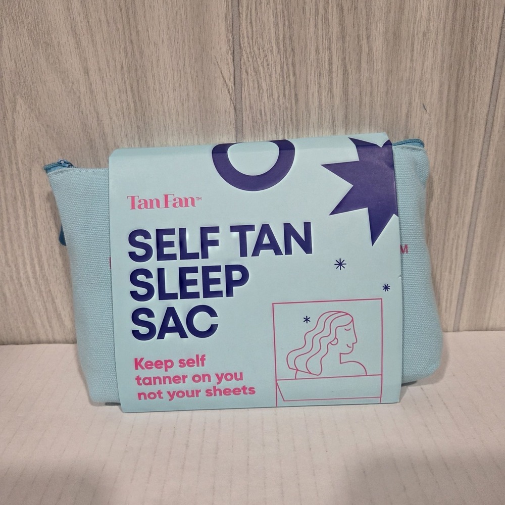 TAN FAN SELF TAN SLEEP SAC PROTECTS SHEETS FROM SELF TANNER STAINS NEW SEALED